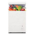 42L Small Home Freezer Chest Compact Deep Freezer Folding Door