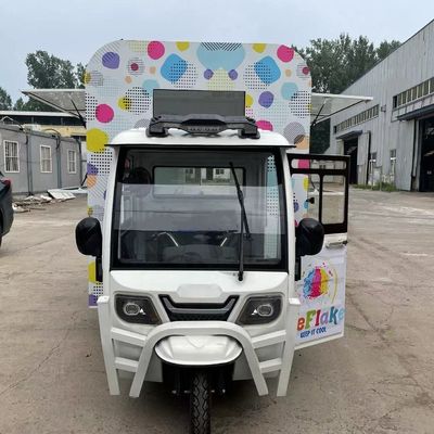 Three Wheels Electric Mobile Food Truck Coffee BBQ Electric Catering Van