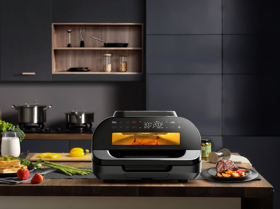 Home Smart 10l 7 w 1 Fryer bez oleju Obserwacja okna Power Xl Air Flyer Fryer Grill