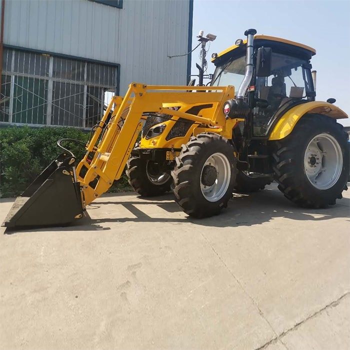 Nowy 2024 Sprzęgło napęd traktor rolniczy 110KM 120KM traktor z kołami z skrzynką biegów