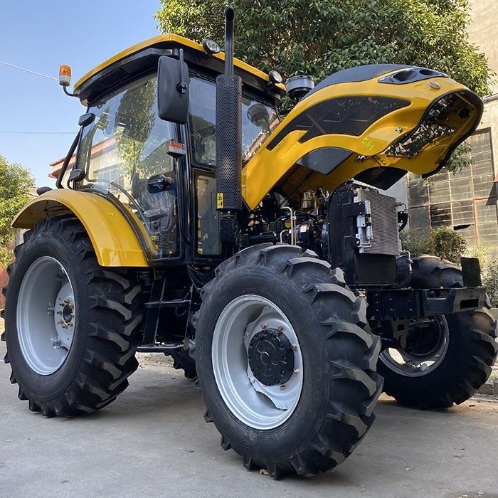 Nowy 2024 Sprzęgło napęd traktor rolniczy 110KM 120KM traktor z kołami z skrzynką biegów
