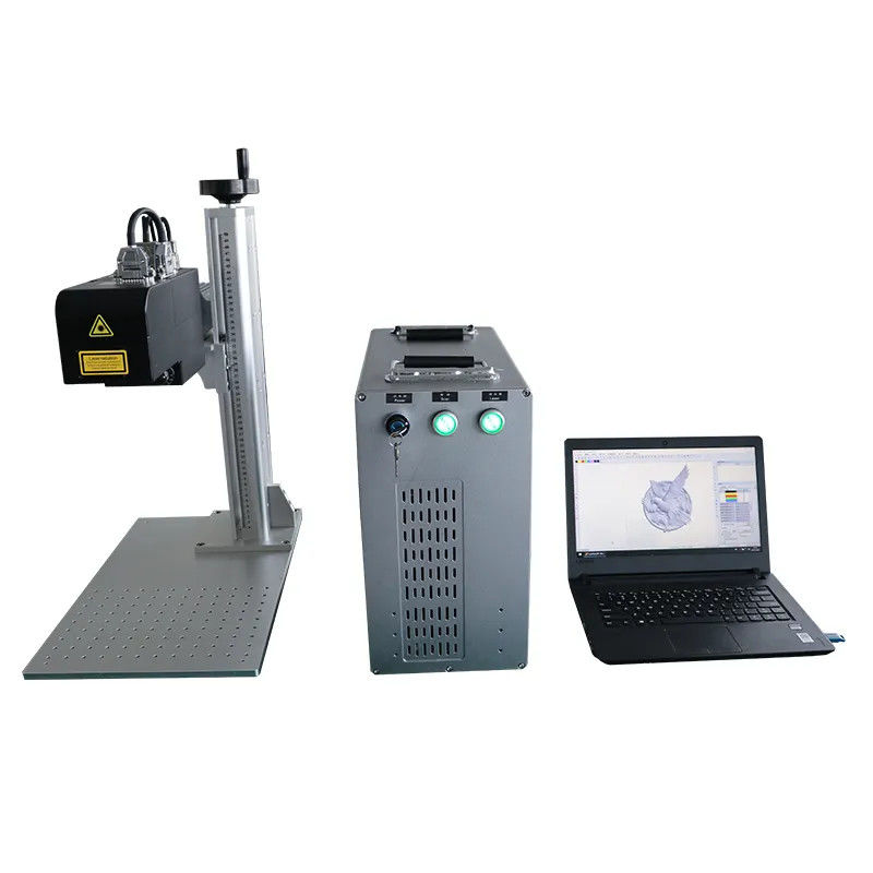 100W Mopa JPT Kolorowa Dynamicznie Skupiana Maszyna do Markowania Laserowego 3D