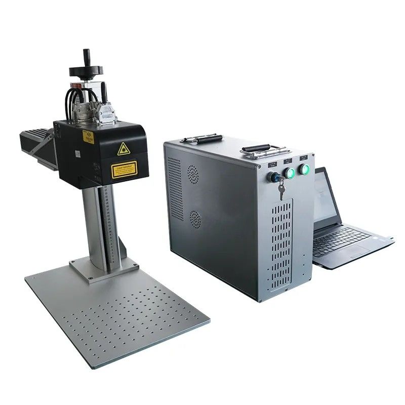 100W Mopa JPT Kolorowa Dynamicznie Skupiana Maszyna do Markowania Laserowego 3D