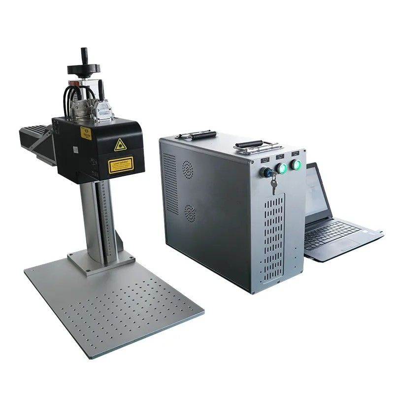 100W Mopa JPT Kolorowa Dynamicznie Skupiana Maszyna do Markowania Laserowego 3D