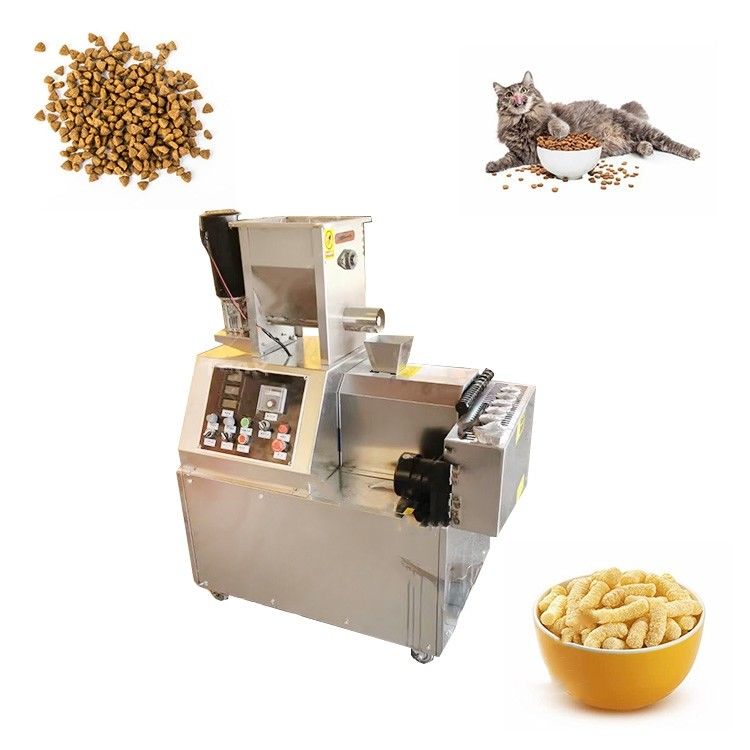 5.5kw Snack Bar Twin Screw Extruder Puffed Corn Chips Snacks Maszyna do robienia jedzenia