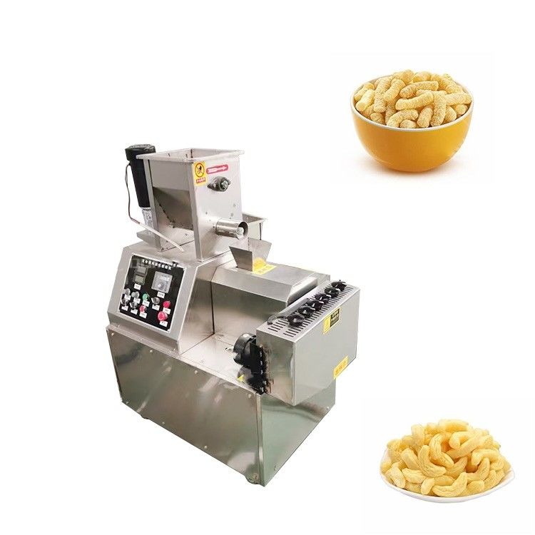 5.5kw Snack Bar Twin Screw Extruder Puffed Corn Chips Snacks Maszyna do robienia jedzenia