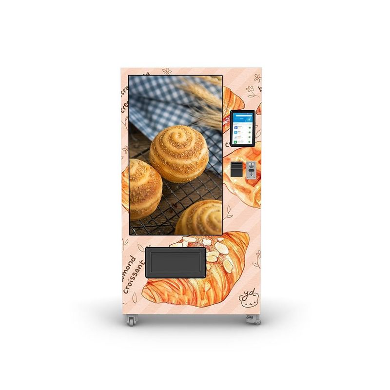 50W automatyczny chleb przekąski Produkty spożywcze i napoje Qr płatne automaty